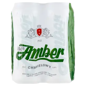 Amber Chmielowy Piwo jasne 4 x 500 ml