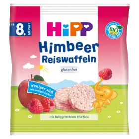 HiPP BIO Malinowe wafelki ryżowe dla niemowląt od 8. miesiąca 30 g
