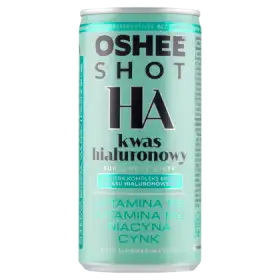 Oshee Shot HA Kwas Hialuronowy Suplement diety napój niegazowany smak limonka-matcha 200 ml