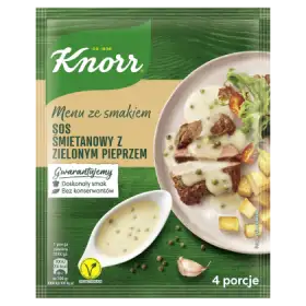 Knorr Menu ze smakiem Sos śmietanowy z zielonym pieprzem 30 g