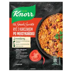 Knorr Fix Smaki Świata Ryż z kurczakiem po meksykańsku 37 g