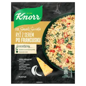 Knorr Fix Smaki Świata Ryż z serem po francusku 45 g
