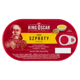 King Oscar Szproty w oleju Caro 160 g