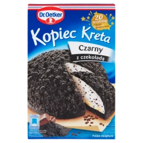 Dr. Oetker Ciasto Kopiec Kreta czarny z czekoladą 420 g
