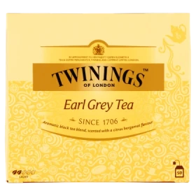 Twinings Earl Grey Herbata czarna z aromatem bergamotki 100 g (50 x 2 g)