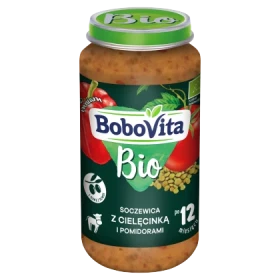 BoboVita Bio Soczewica z cielęcinką i pomidorami ро ро 12 miesiącu 250 g
