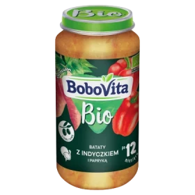 BoboVita Bio Bataty z indyczkiem i papryką ро 12 miesiącu 250 g