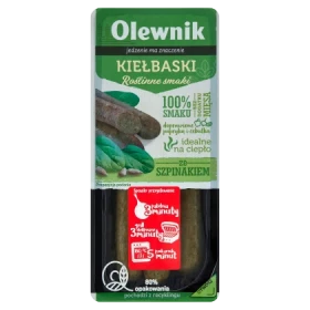 Olewnik Roślinne Smaki Kiełbaski ze szpinakiem 200 g