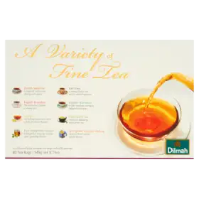 Dilmah A Variety of Fine Tea Zestaw czarnych herbat 145 g (80 torebek)