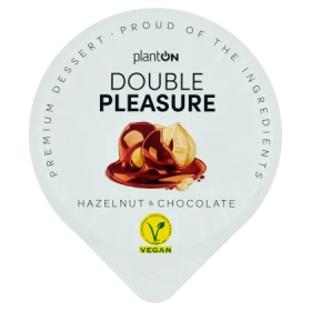 Planton Double Pleasure Roślinny deser premium z orzechów laskowych z czekoladą 120 g