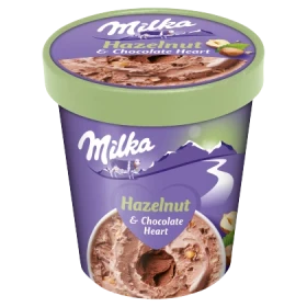 Milka Lody czekoladowo-orzechowe z musem 480 ml