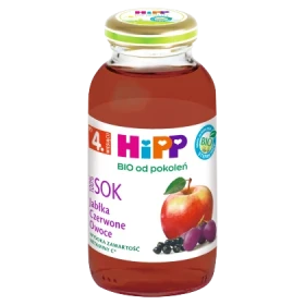 HiPP BIO Sok 100 % jabłka czerwone owoce po 4. miesiącu 0,2 l
