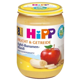 HiPP BIO Jabłka i banany z musli od 8. miesiąca 190 g