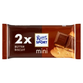 Ritter Sport Krem kakaowy z herbatnikiem maślanym w czekoladzie mlecznej 33,34 g (2 x 16,67 g)