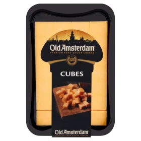 Old Amsterdam Twardy ser Gouda długo dojrzewający kostki 150 g