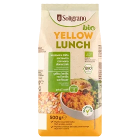 Soligrano Bio Yellow Lunch Soczewica żółta soczewica czerwona słonecznik 500 g