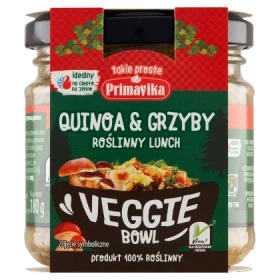 Primavika Veggie Bowl Roślinny lunch quinoa & grzyby 180 g