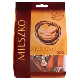 Mieszko Michaszki Duo Cukierki z orzeszkami arachidowymi w czekoladzie 260 g