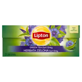 Lipton Earl Grey Herbata zielona 40 g (25 torebek)