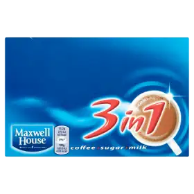 Maxwell House 3 in 1 Rozpuszczalny napój kawowy 304 g (20 saszetek)