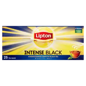 Lipton Intense Black Herbata czarna 57,5 g (25 torebek)