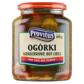 Provitus Ogórki konserwowe hot chili 640 g