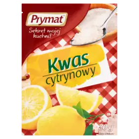 Prymat Kwas cytrynowy 20 g