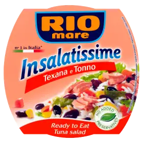 Rio Mare Insalatissime Texana e Tonno Gotowe danie z warzyw i tuńczyka 160 g