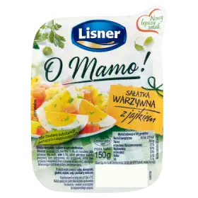 Lisner O Mamo! Sałatka warzywna z jajkiem 150 g