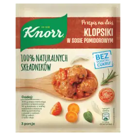 Knorr Klopsiki w sosie pomidorowym 43 g