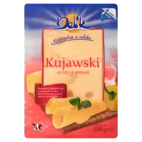 Delik Ser Kujawski żółty w plastrach 500 g