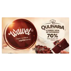 Wawel Qulinaria Czekolada do gotowania 70% 150 g