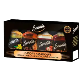 Sonata Syropy smakowe 200 ml (4 sztuki)