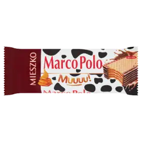 Mieszko Marco Polo Muuuu! Wafel z kremem o smaku toffi bocznie powlekany czekoladą 40 g