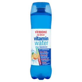 Veroni Active Vitamin Water z magnezem Napój niegazowany o smaku cytryny-pomarańczy 700 ml