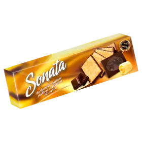 Sonata Herbatniki maślane podlane czekoladą mleczną 125 g