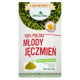 Zdrowe Pola Superfood 100% polski Młody jęczmień 200 g