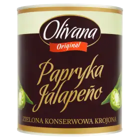 Olivana Original Papryka Jalapeño zielona konserwowa krojona 2900 g