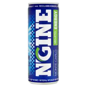 N'Gine Mojito Energy Gazowany napój energetyzujący 250 ml