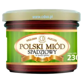 Królowa Pszczół Polski miód spadziowy ze spadzi iglastej 230 g
