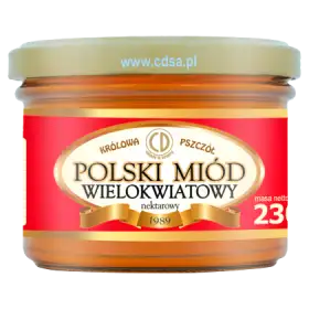 Królowa Pszczół Polski miód wielokwiatowy nektarowy 230 g