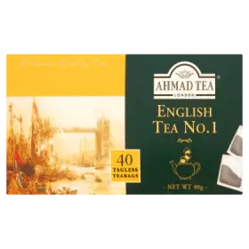 Ahmad Tea English Tea No. 1 Herbata czarna 80 g (40 torebek)