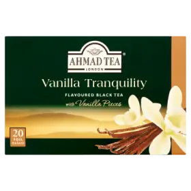 Ahmad Tea Herbata czarna o smaku waniliowym 40 g (20 torebek)