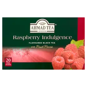 Ahmad Tea Herbata czarna o smaku malinowym 40 g (20 torebek)