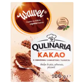 Wawel Qulinaria Kakao o obniżonej zawartości tłuszczu 100 g