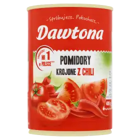 Dawtona Pomidory krojone z chili 400 g