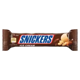 Snickers Lody orzeszki ziemne i miękki karmel w polewie kakaowej 53 ml