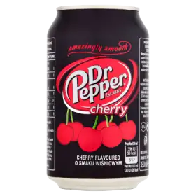 Dr Pepper Cherry Napój gazowany o smaku wiśniowym 330 ml