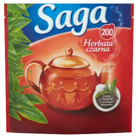 Saga Herbata czarna 280 g (200 torebek)