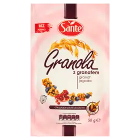 Sante Granola z granatem i jagodą 50 g